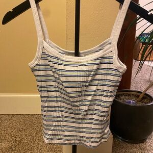 PINK Victoria's Secret Blue and White Striped Camisole